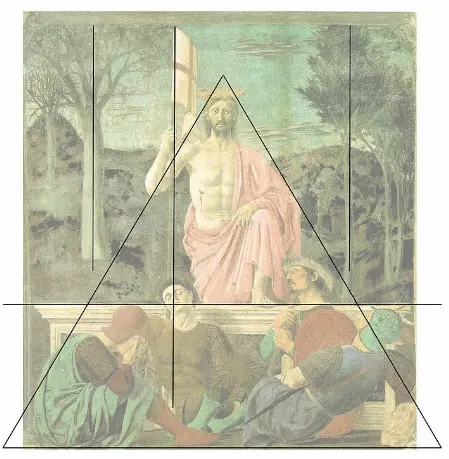 Affresco, tecnica mista e tempera (Piero della Francesca)